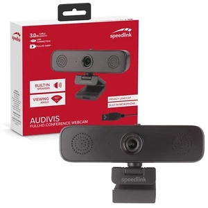 Speedlink Audivis Videokonferenz Webcam Haut-Parleur + Microphone 1080p Full-Hd - Afbeelding 1 van 6
