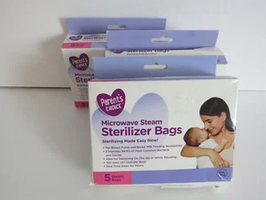 NEW NIB Parent's Choice Microwave Steam Sterilizer Bags - 5 BAGS - Picture 1 of 8