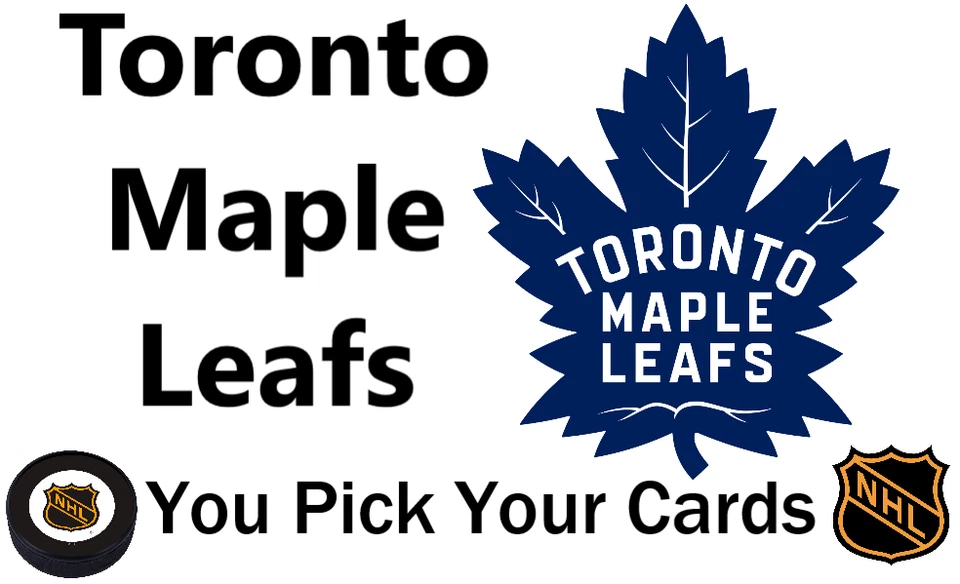 You Pick Your Cards - Toronto Maple Leafs Team - NHL Hockey Card Selection - Image 1 of 1
