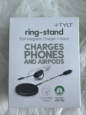 TYLT 15W MagSafe Ring Stand - Black - Image 1 of 2