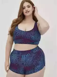 Set bikini Torrid Jurassic World taglia 0X nuovo con etichette - costume da bagno 2 pezzi - Foto 1 di 5