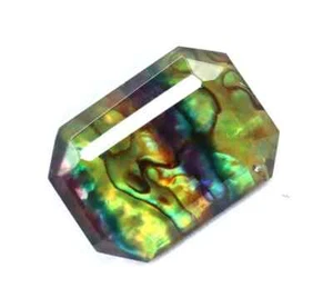 Doublet 34 Ct Certified Natural Ammolite Opal-Like Organic Loose Gemstone + Gift - Picture 1 of 7