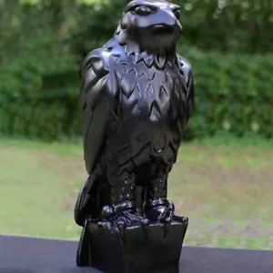 1 Piece Maltese Falcon Statue Shelf Decorations Black Resin Handmade Resin Sculp - Picture 1 of 8
