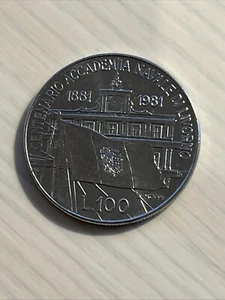 Repubblica Italiana -100 Lire Centenario Accademia Navale di Livorno -1981 FDC. - Bild 1 von 5