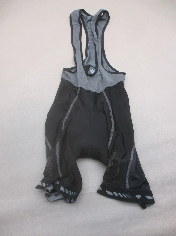 DESCENTE Size M Mens Black Mesh Inner Pad Compression Cycling Bib Shorts 634 - Image 1 of 4