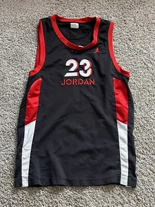 Camiseta sin mangas de baloncesto Michael Jordan de malla para niños, talla juvenil L - Imagen 1 de 3