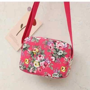 Bolso Bandolera Floral para Mujer Cartera de Hombro Ligera con Cierre de Cremallera Nuevo - Imagen 1 de 4