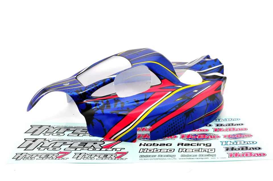 HoBao 87605BU 1/8 Buggy New Printed Body Blue : Hyper 7 TQ - Image 1 of 1