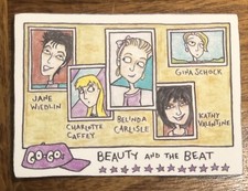 Gummy Arts Trading Card by M. Noren, 2021 Go Go’s 1981 Topps Style