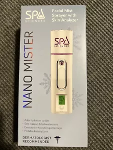 Spa Sciences Nano Mister Compact Facial Mist Sprayer w/ Skin Analyzer Hydration - Picture 1 of 2