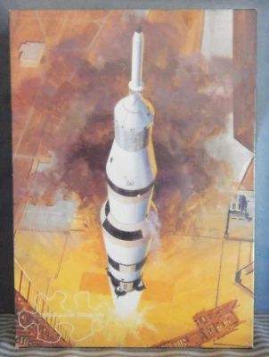 vintage 1973 Springbok childrens' puzzle Space Shot- mint in sealed box - Image 1 of 4