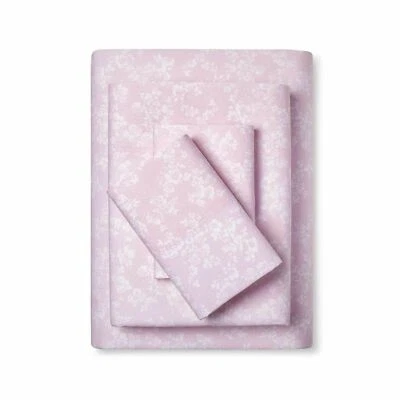 Rachel Ashwell SIMPLY SHABBY CHIC Rosa Zapatilla Rosa Juego de Sábanas ALGODÓN Reina Raro Foto 1 de 4