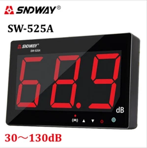 Sndway Digital Sound level meter 30~130db large screen display Wall hanging TY - Picture 1 of 12