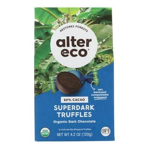 Alter Eco - Truffle Spr Dark Chocolate - Case of 8 - 4.2 OZ - Picture 1 of 2