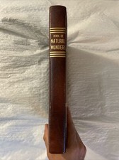 The American Heritage Book Of Natural Wonders- 1963- Leather bound with gold