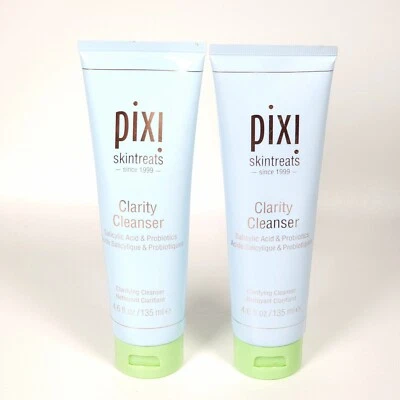 Limpiador Pixi Skintreats Clarity ácido salicílico y probióticos 4,6 fl oz NUEVO Foto 1 de 3