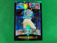 2001 Bowman Chrome X-Fractors #226 Abraham Nunez Florida Marlins