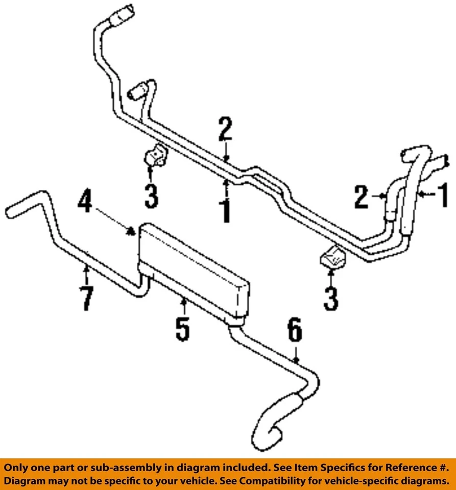 CHRYSLER OEM 96-01 300M Trans Oil Cooler-Trans Cooler Kit de montaje 4796282AC Foto 1 de 1