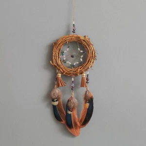 Dream Catcher Nest Handmade Wall Hanging Home Decoration Car Accessories - Picture 1 of 2