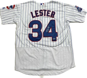 Jon Lester signed jersey PSA/DNA Chicago Cubs Autographed - Picture 1 of 2