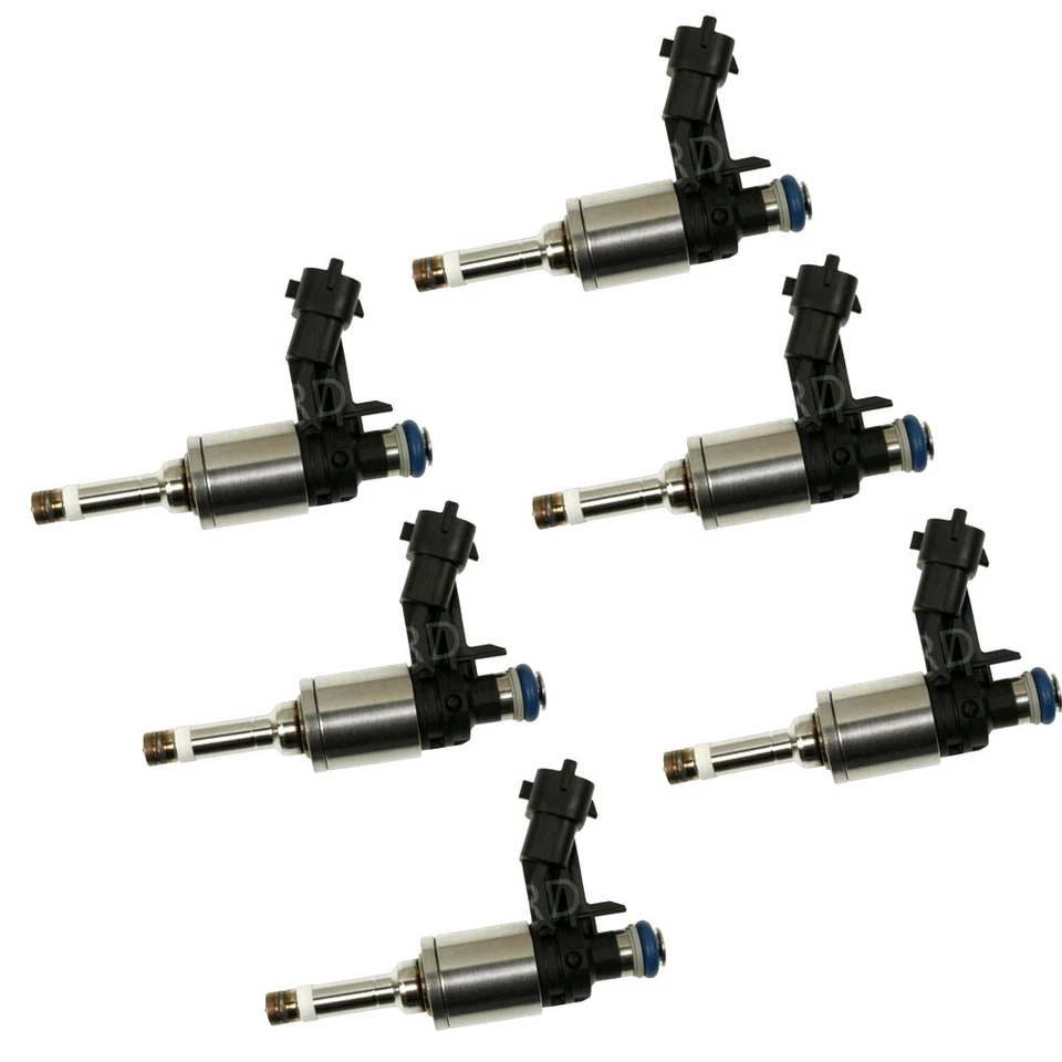 Juego de 6 inyectores de combustible para Ford Flex Taurus 2010 Lincoln MKS MKT 3,5 L turbo Foto 1 de 4