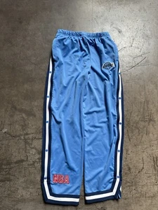 NBA Unique Gen Los Angeles Lakers 2XL Pants Tear Snap Button Blue Y2K Kobe Era - Picture 1 of 15