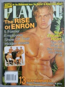 OCT 2002 PLAYGIRL MAGAZINE MEN IN COLOR PHOTOS GAY INTEREST!! - Picture 1 of 2