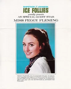 Peggy Fleming vintage Shipstads & Johnson Ice Follies advertising brochure - Picture 1 of 2