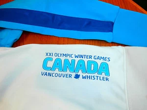 VANCOUVER XXI Juegos Olímpicos de Invierno CHAQUETA DE GIMNASIO PISTA COMPLETA TALLA S Canadá - Imagen 1 de 12
