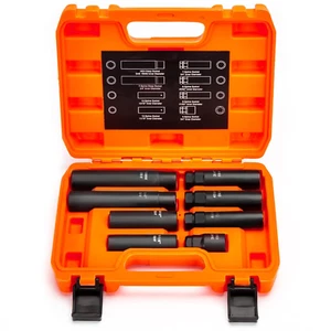 8Pc Spline Lug Nuts Key Kit, Aftermarket Lug Nut Socket Easily Removing Spline a - Picture 1 of 12