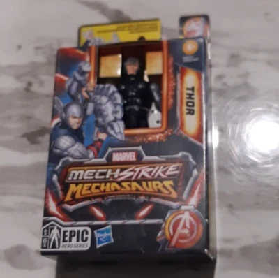 Marvel Super Hero Toys Mechstrike Mechasaurus Thor Action Figurine 4" - image 1 of 4