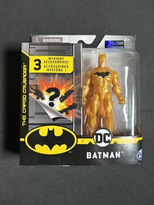 GOLDEN BATMAN - Batman CREATURE CHAOS 1ª Edición 4" Figura CAPED CRUSADER Dorado Foto 1 de 2