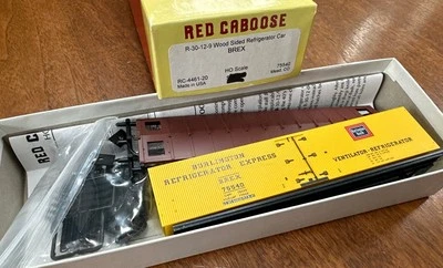 Red Caboose HO Kit #RC-4461-20 R-30-12-9 Wood Refrigerator Car BREX 75540 NIB NY - Image 1 of 4