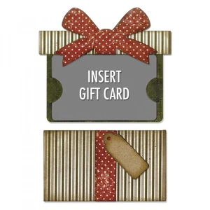 Tim Holtz Sizzix Thinlits Die ~ GIFT CARD ~ 662417 - Picture 1 of 3