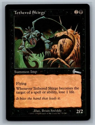 Magic The Gathering Urza's Legacy Tethered Skirge #70/143 MTG TCG CCG - Image 1 of 2