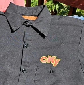 cKy RED KAPP Under License High To Fidelity Ent. 2003 Black Shirt L Rare Y2K  - Picture 1 of 17