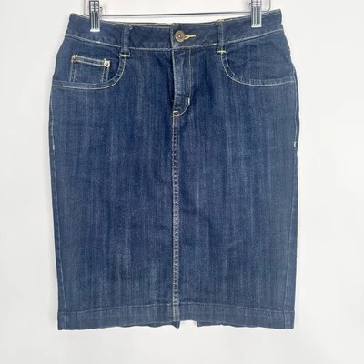 H&M Denim Lápiz Mini Falda Talla 4 Foto 1 de 4