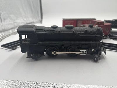 complete Marx 999 O-27 freight set, authentic from the late 1940s–early 1950s. - Image 1 of 4