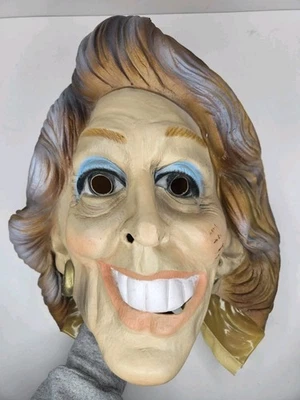 Vintage Cesar Mask 1986 Nancy, Reagan Halloween Mask - Image 1 of 4