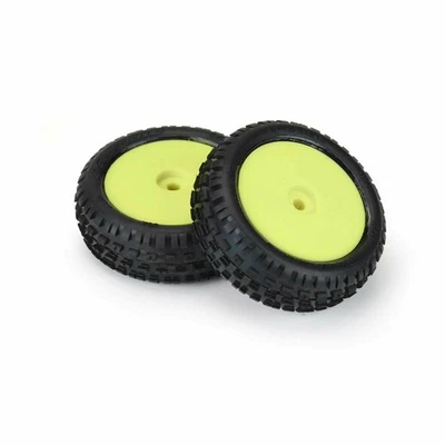 Proline PRO829812 Wedge Carpet Tires MTD Yellow Mini-B Front - Image 1 of 4