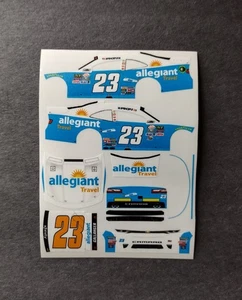 2017 Custom Spencer Gallagher #23 Allegiant 1/64 Peel & Stick Decals - Picture 1 of 1