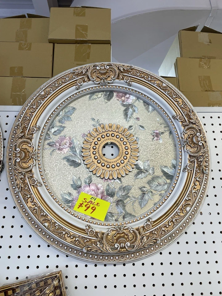 24" CEILING MEDALLION CHANDELIER 60 cm FAN TRIM COVER DECOR - Image 1 of 4