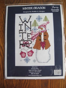 Kit Punto de Cruz Temporada Invierno Imaginando Bobby G. Diseños Nuevo - Imagen 1 de 3