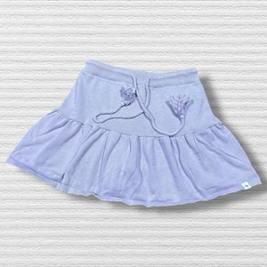 Love + Grow pantaloncino con volant in maglia lavanda e pantaloncini integrati taglia 10/12 bambina - Foto 1 di 7