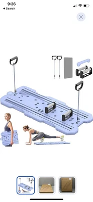8-in-1 Foldable Pilates Reformer Board with Resistance Bands – Home Core Trainer - Image 1 of 2