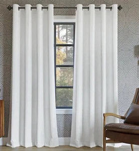 "Par de paneles de cortina Sun Zero Oslo Theater Grade Extreme Total Blackout 104""x84""" - Imagen 1 de 4