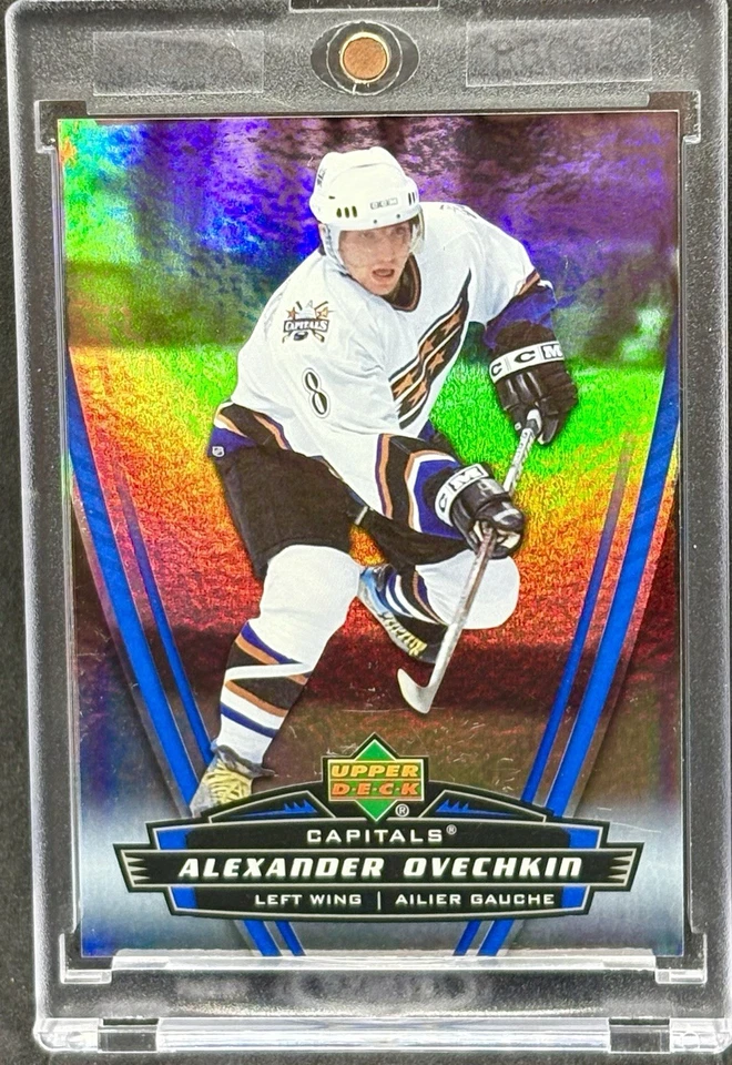 Alex Ovechkin RARE ROOKIE HOLO FOIL REFRACTOR INVESTMENT CARD  CAPITALS MVP - Image 1 of 2