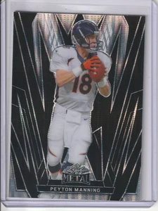 2024 Leaf Metal Peyton Manning /6 Black Pulsar #83 Denver - Bild 1 von 2
