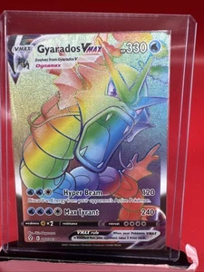Juego de cartas coleccionables Pokémon Gyarados VMAX (Secret) 207/203 Swsh07: Evolving Skies - Imagen 1 de 2
