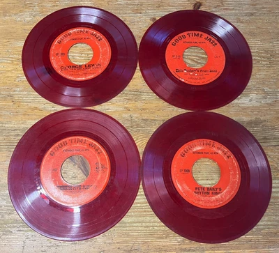 Good Time Jazz 45 Vinyl Lot George Lewis Firehouse Five Pete Daily's Rhythm King Foto 1 de 4
